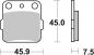 Preview: Bremsbelag SBS 592LS Street Sintermetall