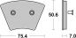 Preview: Bremsbelag SBS 679HF Street High Power Ceramic