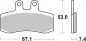 Preview: Bremsbelag SBS 681HF Street Ceramic