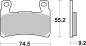 Preview: Racing Bremsbelag SBS 860 DS-1 Dual Sinter giftiger Biss