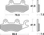 Preview: Racing Bremsbelag SBS 955 DS-1 Dual Sinter giftiger Biss