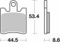 Preview: Bremsbelag SBS 740SP (Satz pro Scheibe)