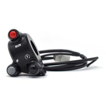 Jetprime MV Agusta Gasgriffschale mit Lenkerschaltereinheit gefrässt plug & play
