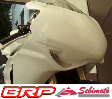Honda CBR 1000RR/08-11 SC59 Sebimoto Rennverkleidung 2 teilig., Unterteil Serie + Höcker offen für Originalsitz Fairing 2 parts, lower part serie + tailsection open for original seat