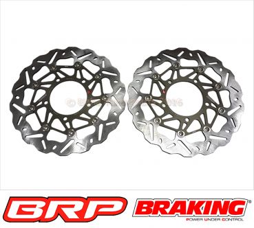 Ducati Monster 900 900 ie und City 1993 bis 2002  Braking schwimmende WK Wave Bremsscheiben 1 Satz Brake disks 1 set