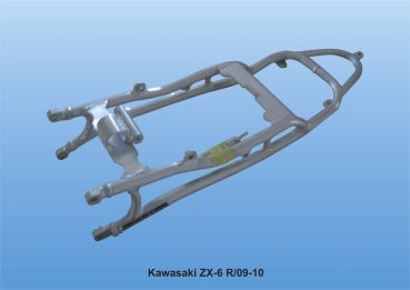 Kawasaki ZX636 2013 bis 2018 Motoholders Alu Heckrahmen rear frame Rahmenheck