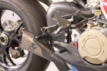 MG BIKETEC Rennsport-Fussrastenanlage / Rastenanlage / Fußrastenanlage ohne ABE für DUCATI Panigale V4 ab 2021