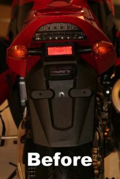 R&G Racing Kennzeichenhalter Honda CBR 954 RR 2002 bis 2003 licence plate holder