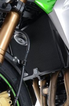 Kawasaki Z 1000 ab 2014 und Z 1000 R ab 2017 R&G Kühlergitter Wasserkühler schwarz water radiator grilles black