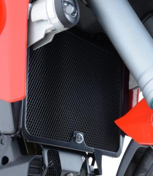 Ducati Multistrada 1200 Gran Turismo 2013 bis 2014 R&G Kühlergitter Wasserkühler schwarz water radiator grilles black