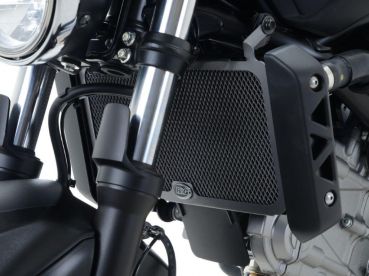 Suzuki SV ab 2016 und SV 650 X ab 2018 R&G Kühlergitter Wasserkühler schwarz water radiator grilles black