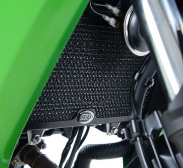 R&G Kühlergitter Wasserkühler Kawasaki Versys X-250 / 300 2017-  schwarz oder silber water radiator grilles black or silver