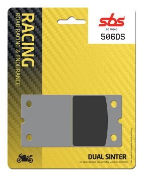Racing Bremsbelag SBS 506 DS-1 Dual Sinter giftiger Biss