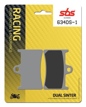 Racing Bremsbelag SBS 634 DS-1 Dual Sinter giftiger Biss