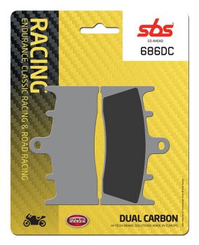 Racing Bremsbelag SBS 686 DC Dual Carbon