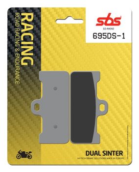 Racing Bremsbelag SBS 695 DS-1 Dual Sinter giftiger Biss