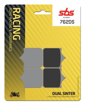 Racing Bremsbelag SBS 762 DS-1 Dual Sinter giftiger Biss