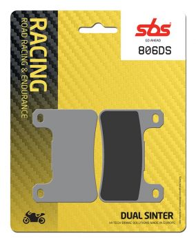 Racing Bremsbelag SBS 806 DS-1 Dual Sinter giftiger Biss