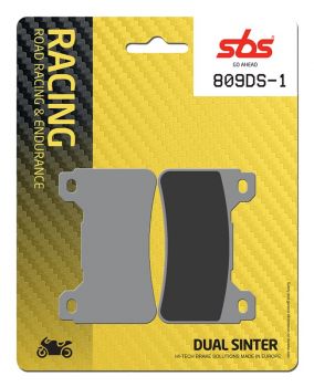 Racing Bremsbelag SBS 809 DS-1 Dual Sinter giftiger Biss
