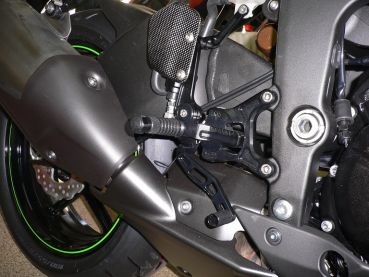 Gilles Tooling Fußrastenanlage VCR38GT Kawasaki ZX-6R 2009 bis 2012