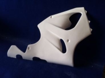 Kawasaki ZX 7R / 1996 - 2003 Serie Sebimoto Rennverkleidung 3 teilig. + 1 teilig. Höcker offen Fairing 3 parts + 1 part tailsection open