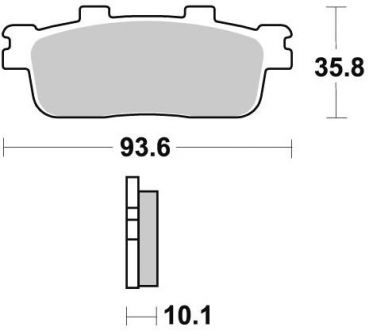BRAKING Bremsbelag SM1 Semi-Sinter Standard