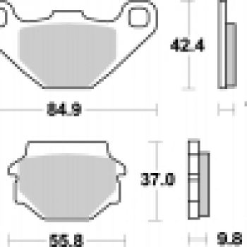 AP Racing AP-Racing Bremsbelag LMP146ST