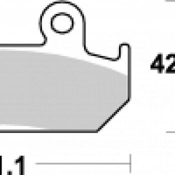 AP Racing AP-Racing Bremsbelag LMP193ST passend für Honda CB 450, CBR 600, VFR 400, XRV 750