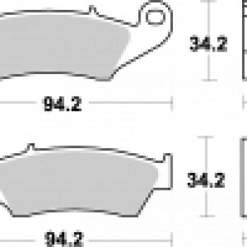 AP Racing AP-Racing Bremsbelag LMP294ST für verschiedene Honda Modelle