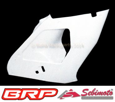 Aprilia RSV 1000 Mille 2001 - 2003 Sebimoto Rennverkleidung 4 tlg. + Höcker (für Originalsitz) fairing 4 parts + tailsection open (for original seat)