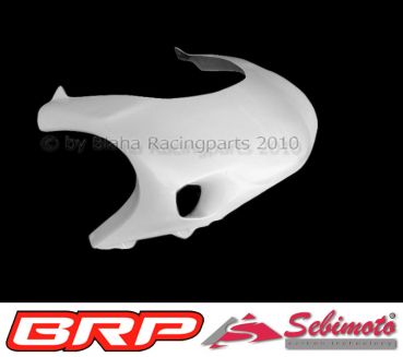 Aprilia RS 125 1999 bis 2005 Serienteilung Sebimoto Rennverkleidung 3 teilig und Unterkiel und Höcker Hinterteil für Originalsitz - Fairing 3 parts and lower keel and tailsection rear part for original seat