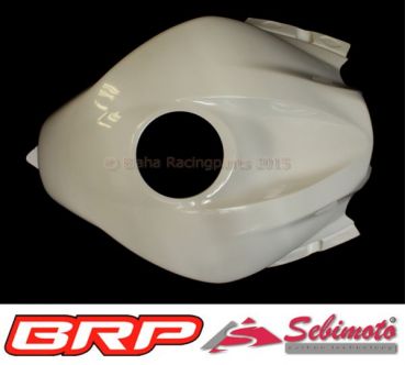 Honda CBR 600RR 2007-2008 PC40 Sebimoto Rennverkleidung 2 teilig + Höcker geschlossene Sitzfläche für Moosgummiauflage + Tankabdeckung