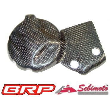 BMW S 1000RR 2009-2014 Sebimoto Motordeckel links Limadeckel / Engine cover left side, Alternator cover