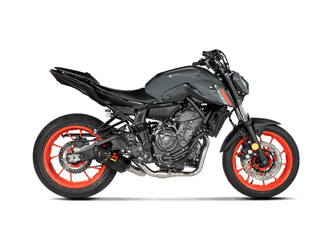 Akrapovic Racing Line Carbon Yamaha Mt07 und Fz07 und XSR700 2021 bis 2022  - BRP Motorradverkleidungen & Motorradzubehör