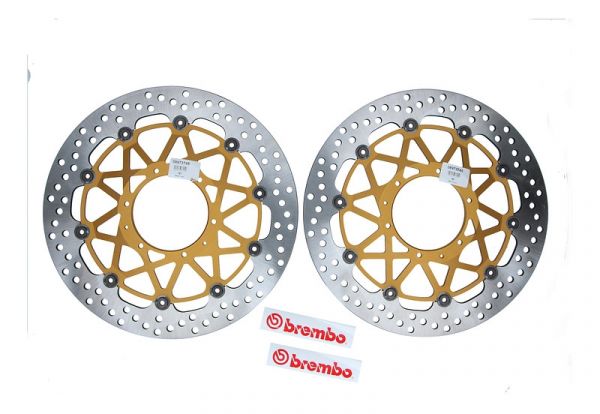 Brembo High-Performance Bremsscheiben Kit 208973745 für Honda CBR 1000 RR ab 2008 -2016