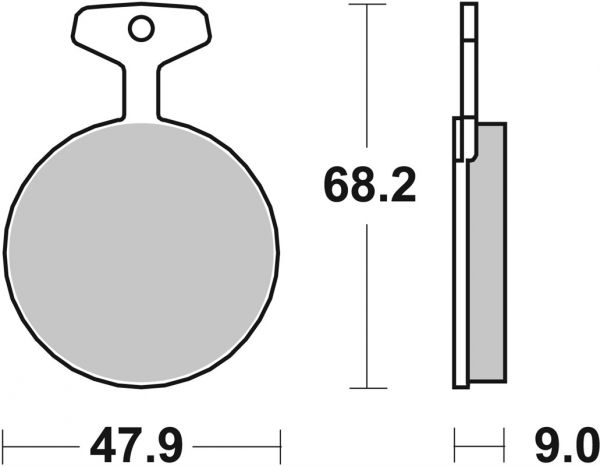 Bremsbelag SBS 504HF Street Ceramic