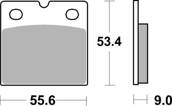 Bremsbelag SBS 506HF Street Ceramic