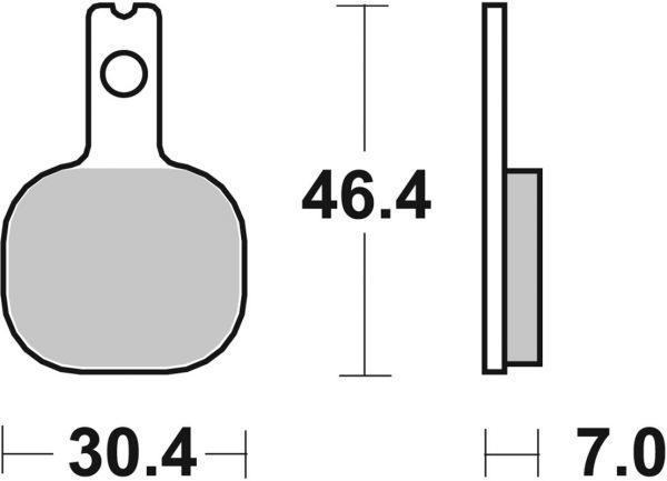 Racing Bremsbelag SBS 655 DC Dual Carbon