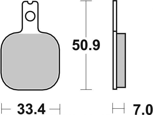 Bremsbelag SBS 656HF Street Ceramic