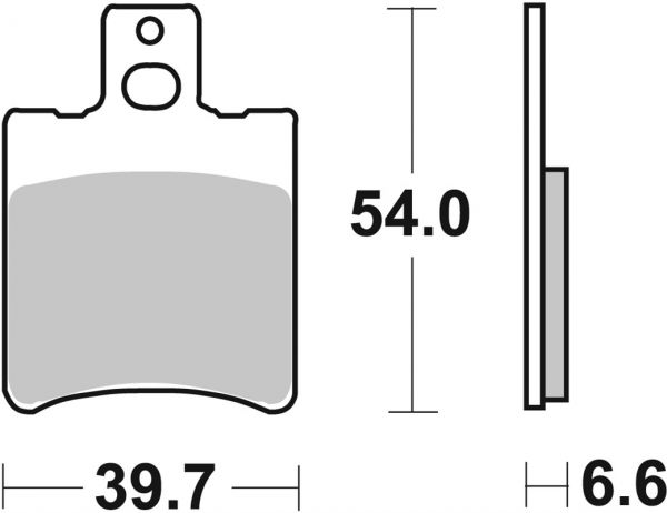 Bremsbelag SBS 666HF Street Ceramic