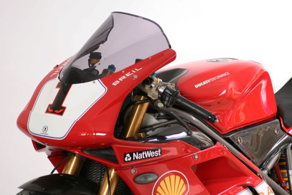 Ducati 748 Strada SP SPS MRA Verkleidungsscheibe Racing windshield klra oder rauchgrau