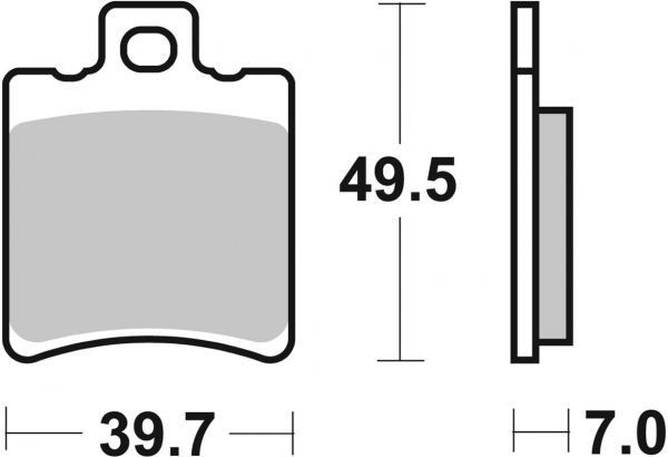 Bremsbelag SBS 771HF Street Ceramic