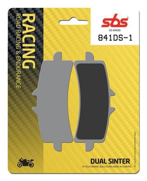 Racing Bremsbelag SBS 841 DS-1 Dual Sinter giftiger Biss