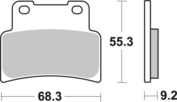 Racing Bremsbelag SBS 844 DC Dual Carbon