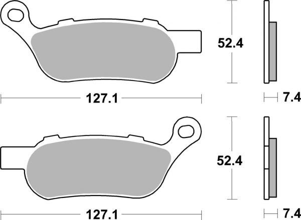 Bremsbelag SBS 854H.LS Street High Performance Sintermetall