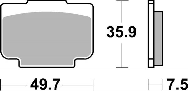 Bremsbelag SBS 941LS Street Sinter