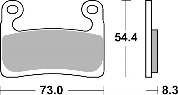 Racing Bremsbelag SBS 960 DS-1 Dual Sinter giftiger Biss