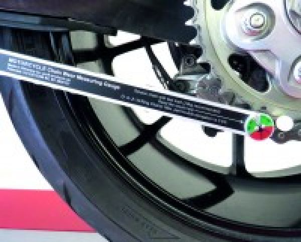 Kettenspray-Tester für Motorradfahrer