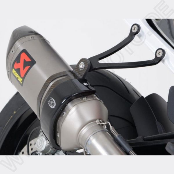 R&G Racing Auspuffhalter BLACK KTM Duke 690 / 690 R 2012-