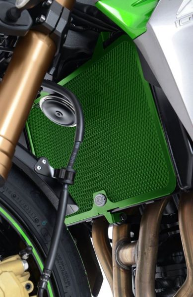 Kawasaki Z 800 ab 2013 R&G Kühlergitter Wasserkühler grün water radiator grilles green line